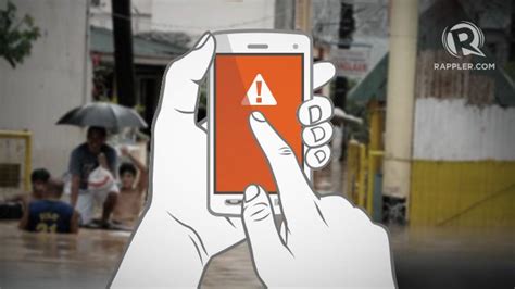 How NDRRMC issues its emergency mobile warnings .